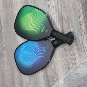 Franklin Sports 2-player Wood Pickleball Paddle and Ball Set